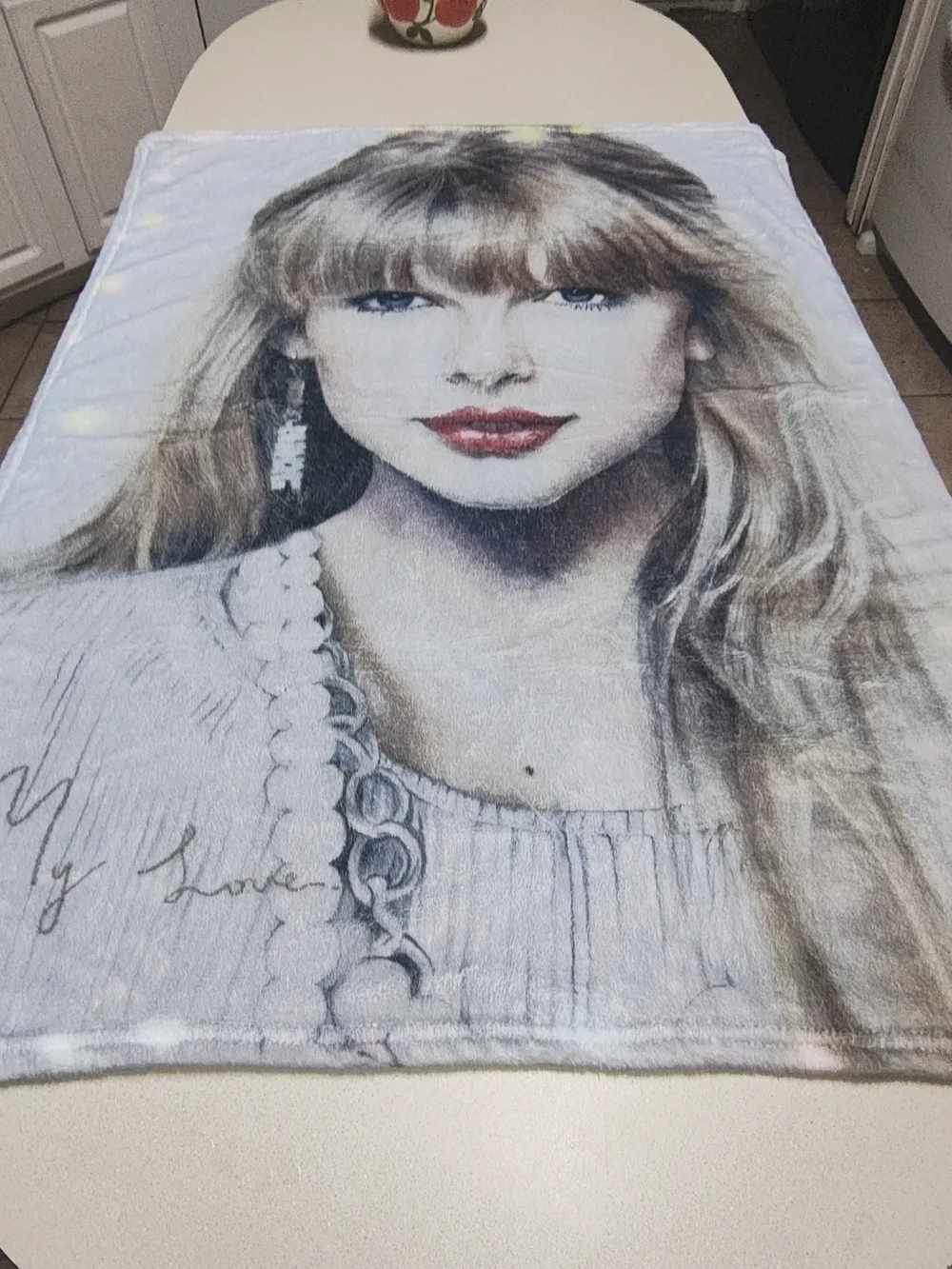 Taylor Swift 'Folklore' Era Fleece Throw Blanket